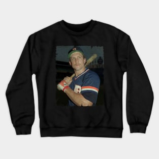 Lance Parrish in Detroit Tigers Crewneck Sweatshirt